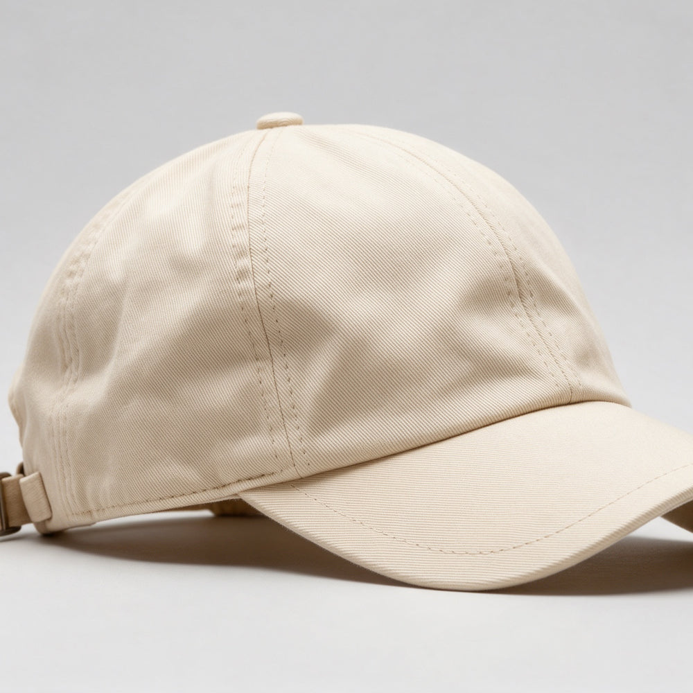 Baseball Cap in Cremebeige aus Baumwolltwill